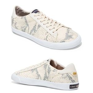 Mint condition Cole Haan Carrie Sneaker in Snakeprint